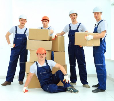 Household items packed for long-term storage in Harlington