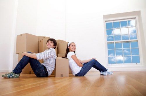Professional packing services in Harlington for a home move