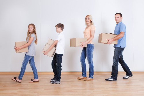 Business furniture stored safely in Harlington