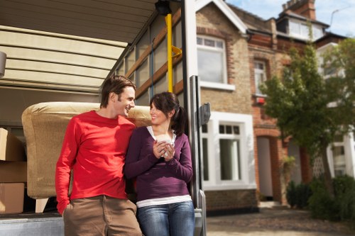 Furniture protection during Harlington flat removals